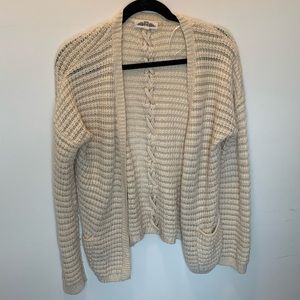 Knit cardigan cream